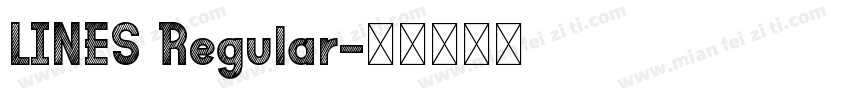 LINES Regular字体转换